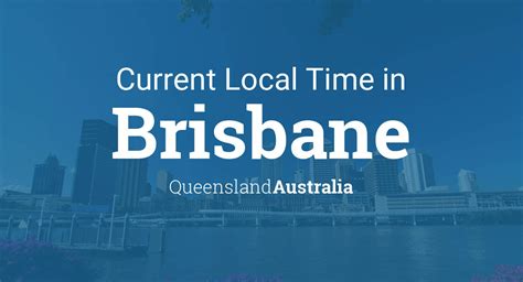 brisbane time zone|check my time zone.
